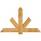 Ekena Millwork Kennewick Rough Sawn Timber Gable Bracket, Western Red Cedar, 60"W x 38"H x 2"D x 6"F, 15/12 Pitch GBW060X38X0206KEN00RWR - alternate 1